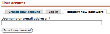 How do I request a new password? | CARTA