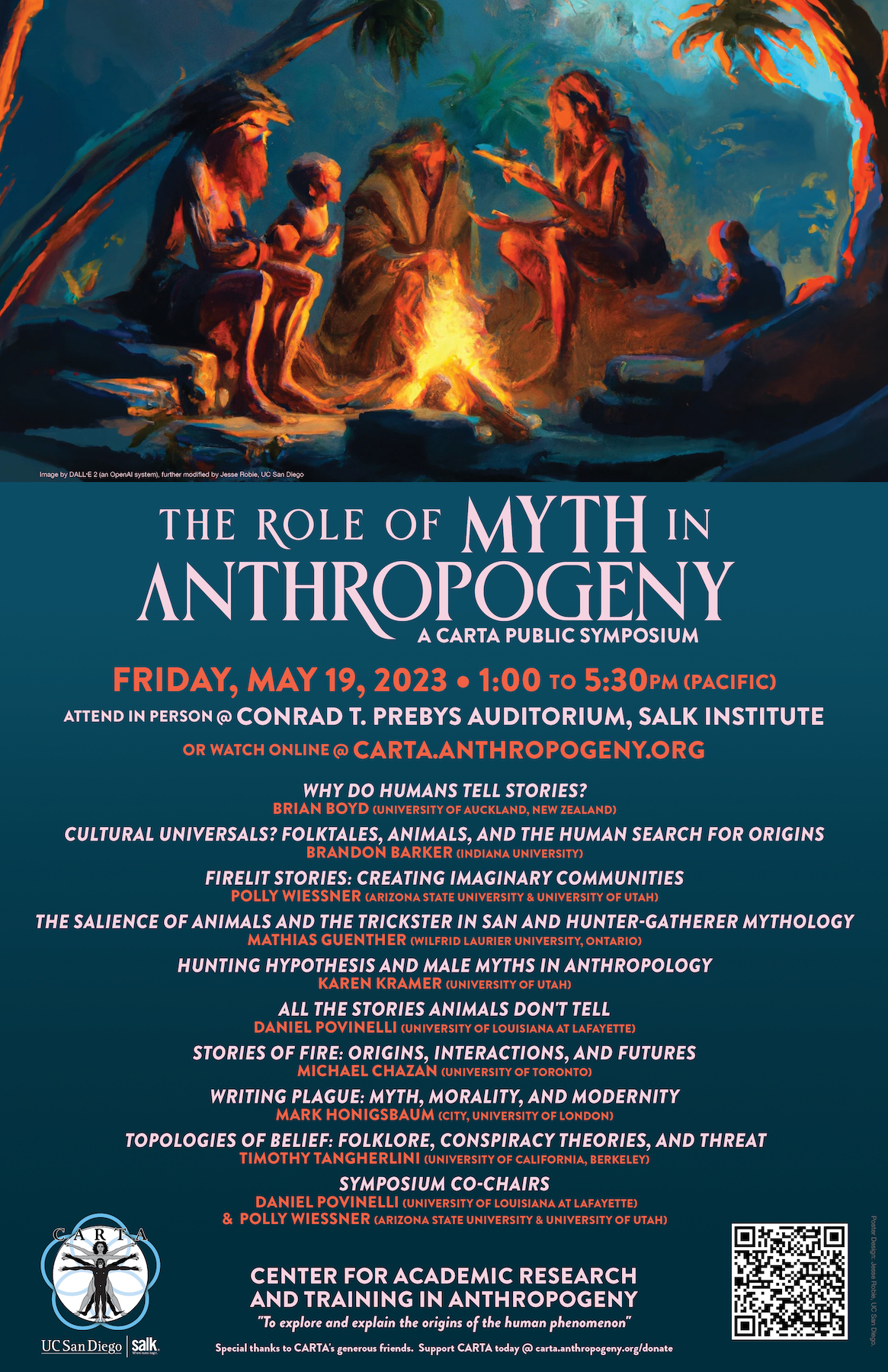 The Role of Myth in Anthropogeny  Center for Academic Research and  Training in Anthropogeny (CARTA)