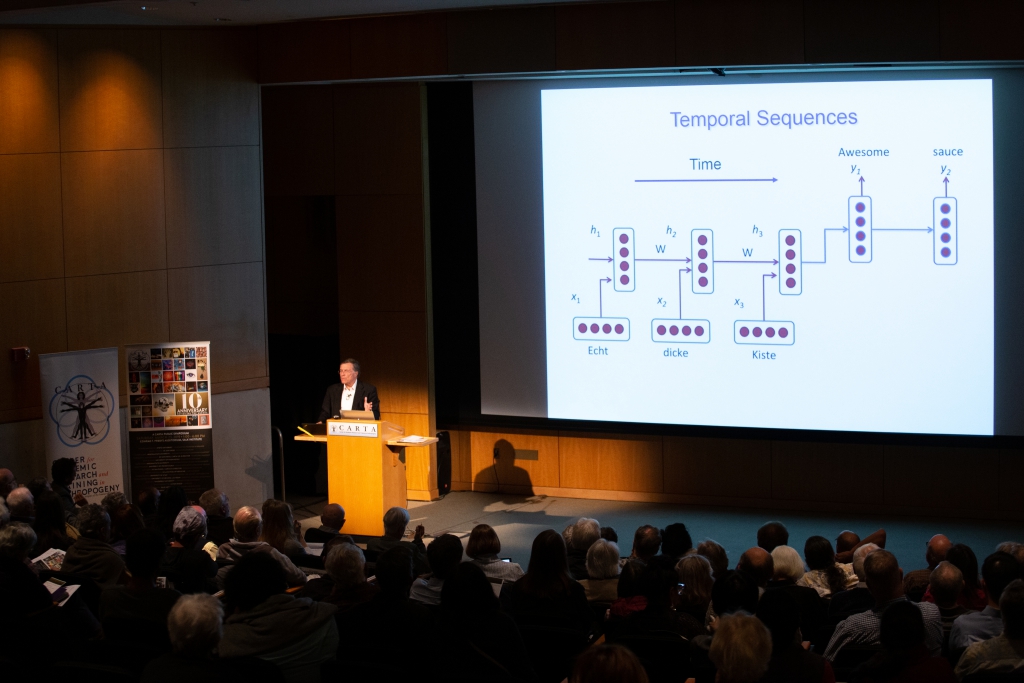 Terry Sejnowski (Salk Institute) speaking on Computational Neuroscience